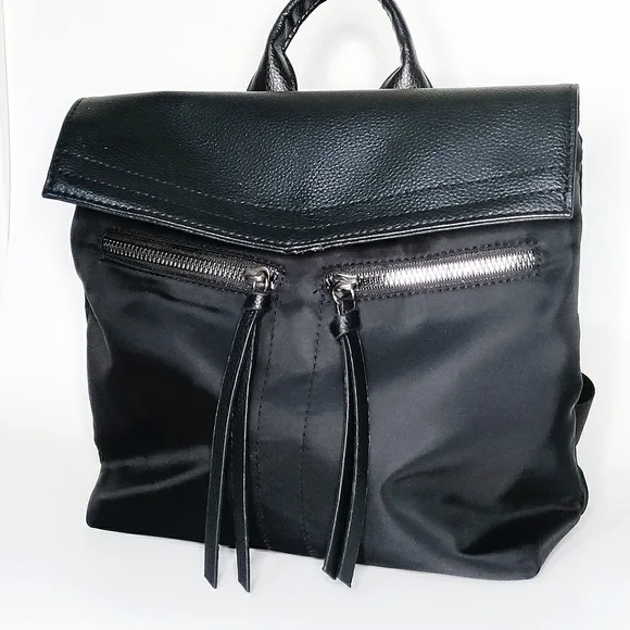 NEW Botkier Black Trigger Nylon Backpack $178 NEW Botkier Black Trigger Nylon Backpack $178 | eBay main image 2